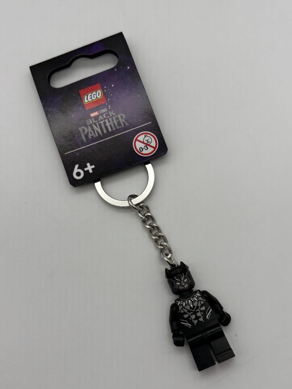 LEGO Marvel Studios Black Panther Minifigure Keychain 854189
